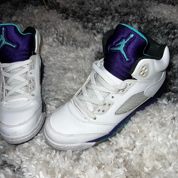 Air Jordan 5 “Grapes” White/Purple - Picture 2 of 8